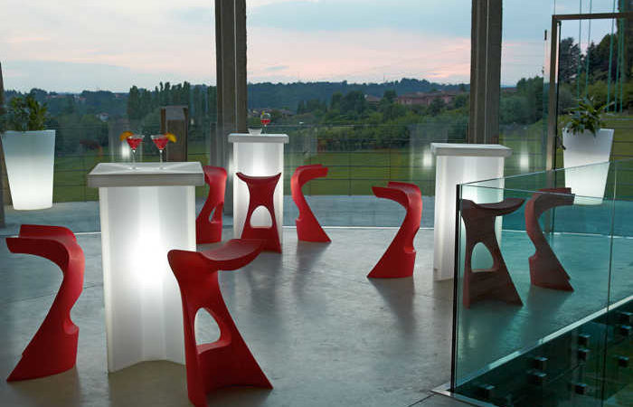 Sgabello bar da esterno