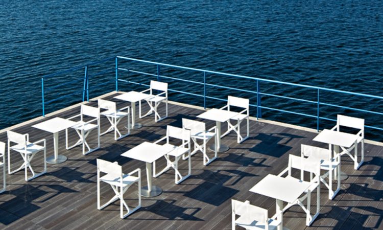 Tavolo bar Pile Up per indoor e outdoor