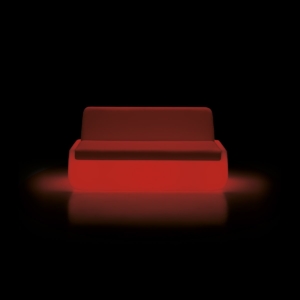 Divano luminoso da esterno modello Bold
