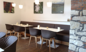 Panca Space design moderno imbottita