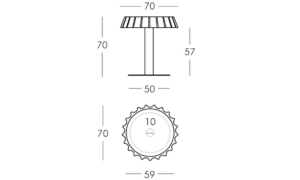 dimensioni tavolino Fizzz