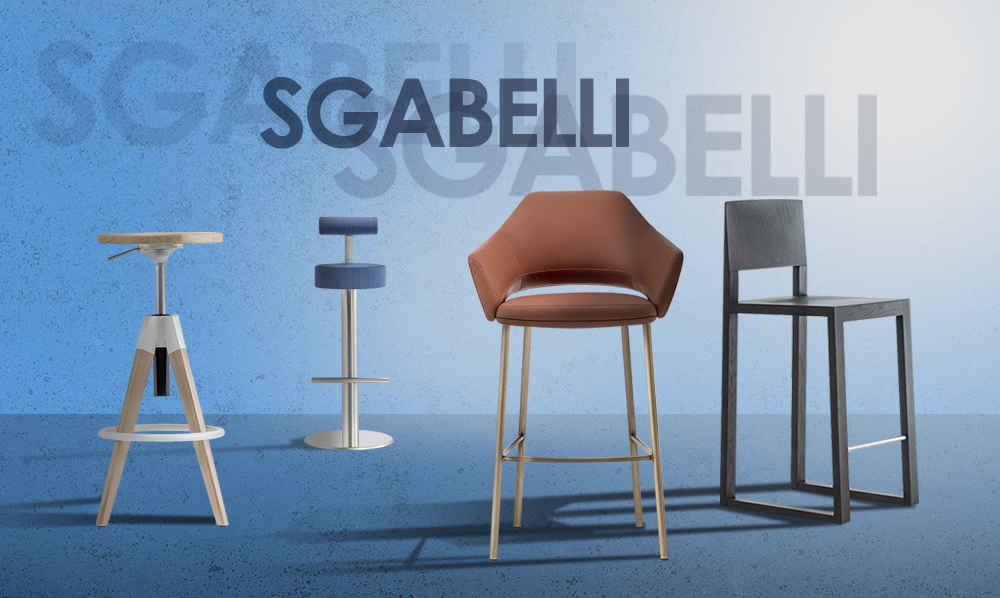 Sgabelli bar in legno, plastica o metallo, per uso interno