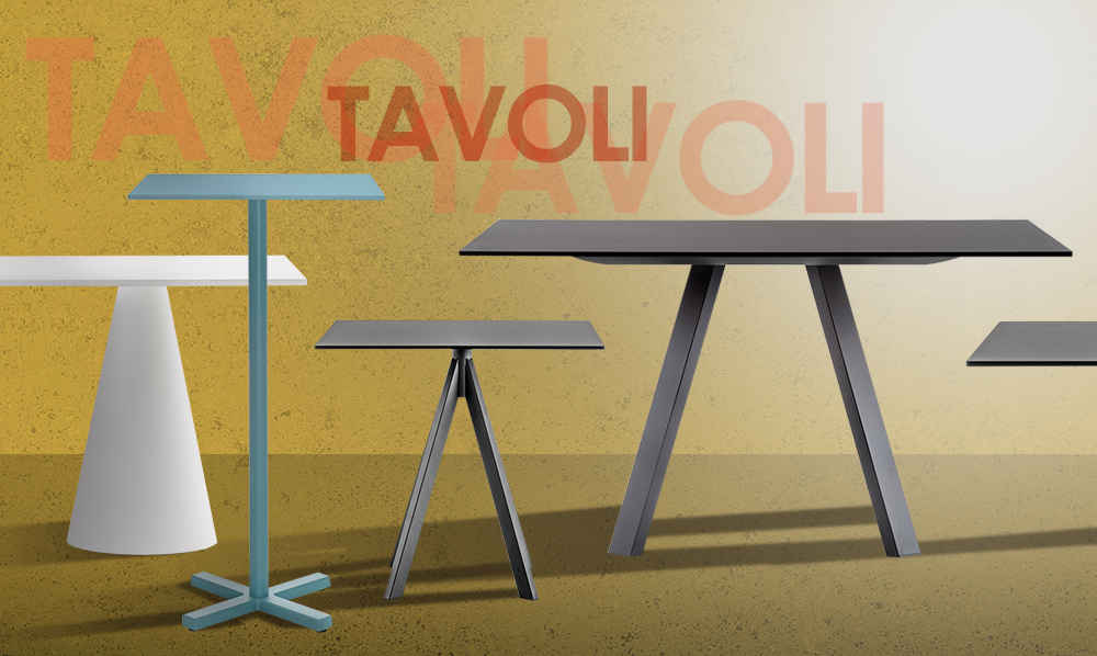 Tavoli bar e ristorante per arredare spazi interni ed esterni