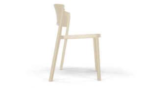 Sedia in legno in massello di faggio modello Abuela