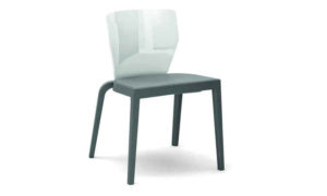 Sedia dal design moderno per l’indoor e l’outdoor, modello BI