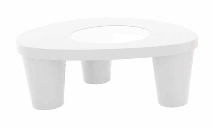 Low Lita Table, tavolino moderno per giardini e terrazzi