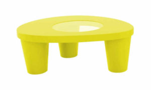 Low Lita Table, tavolino moderno per giardini e terrazzi