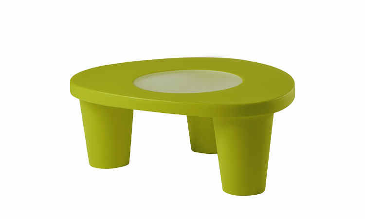 Low Lita Table, tavolino moderno per giardini e terrazzi