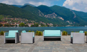 Sunset, poltrona lounge per ambienti interni ed esterni