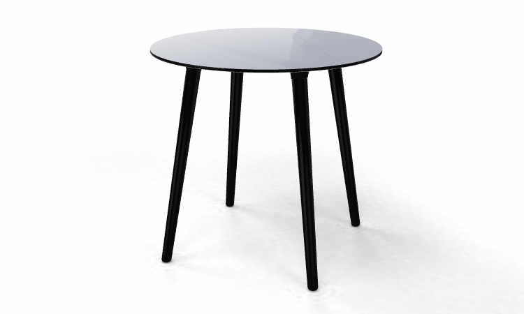 Stefano, tavolo moderno a quattro gambe, per interni