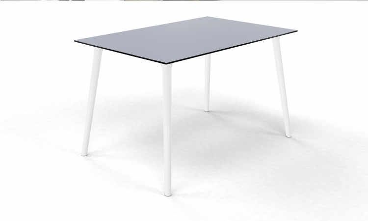 Stefano, tavolo moderno a quattro gambe, per interni