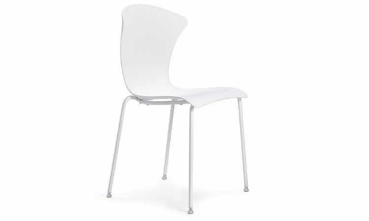 Glossy, sedia moderna per ambienti interni ed esterni