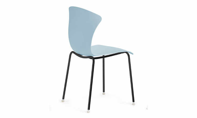 Glossy, sedia moderna per ambienti interni ed esterni