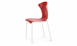 Glossy, sedia moderna per ambienti interni ed esterni