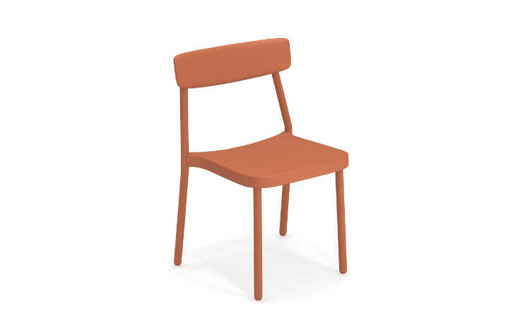 Grace, sedia moderna per esterni dal design vintage