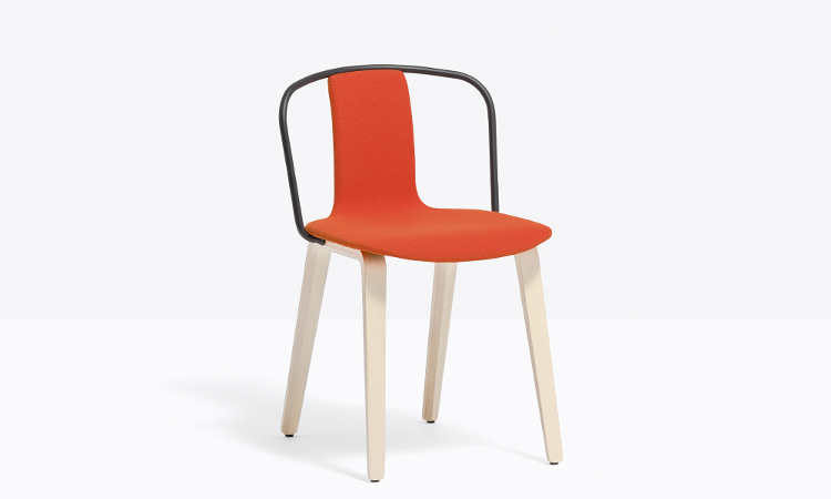 Jamaica, sedia moderna per l'arredo indoor