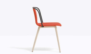 Jamaica, sedia moderna per l'arredo indoor