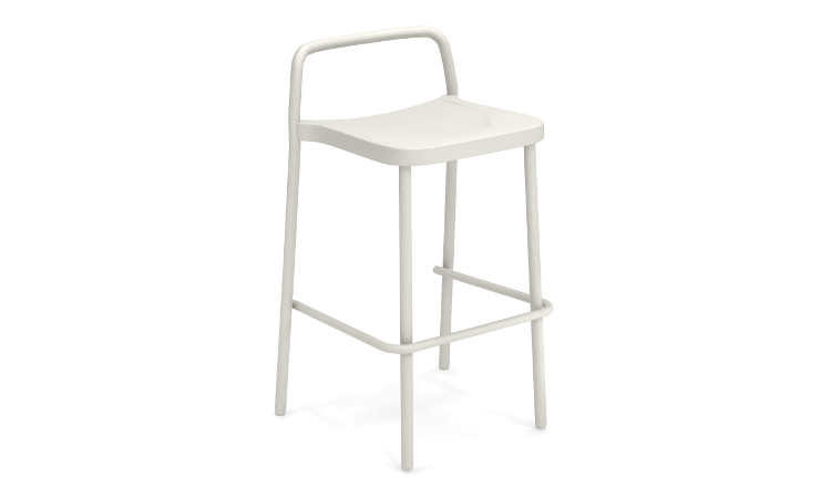 Grace, sgabello in alluminio, per l'indoor e l'outdoor