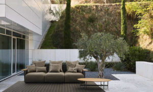 Begin, divano modulare per l’arredo outdoor