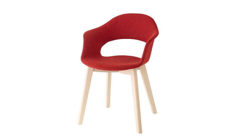 Natural Lady B Pop, poltroncina imbottita per l'arredo ristorane