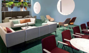 Osaka Metal, poltroncina lounge per l'arredo ristorante