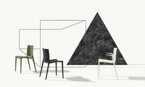 Palau, sedia moderna per l'arredo indoor e outdoor