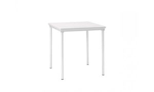 Duo, tavolo impilabile, quattro gambe, da esterno