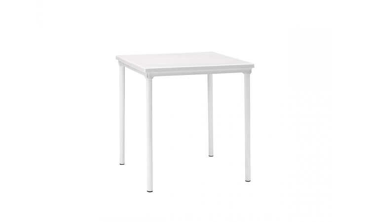 Duo, tavolo impilabile, quattro gambe, da esterno