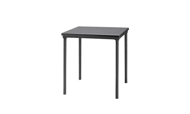 Duo, tavolo impilabile, quattro gambe, da esterno