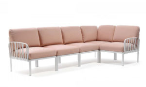 Komodo 5, divano modulare per l'arredo outdoor