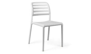 Costa, sedia bar Impilabile per l'arredo indoor e outdoor