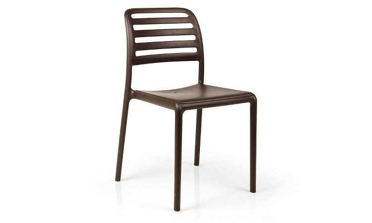 Costa, sedia bar Impilabile per l'arredo indoor e outdoor