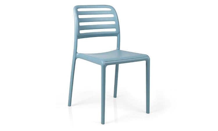Costa, sedia bar Impilabile per l'arredo indoor e outdoor