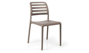 Costa, sedia bar Impilabile per l'arredo indoor e outdoor