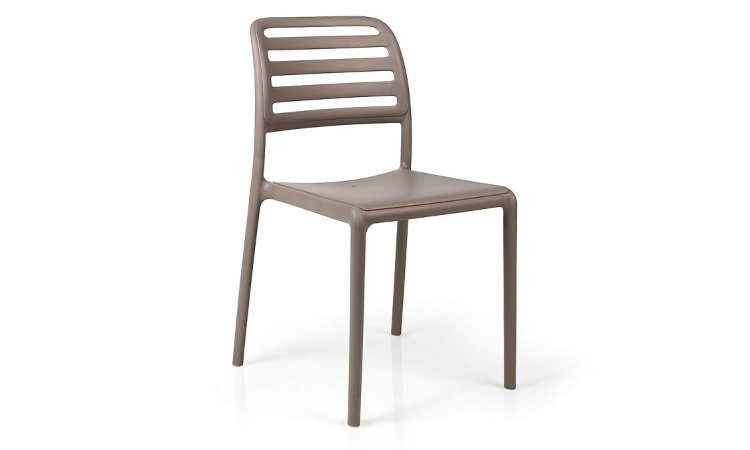 Costa, sedia bar Impilabile per l'arredo indoor e outdoor