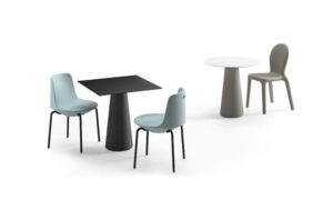 Fura Dining, tavolo in polietilene per l’arredo indoor e outdoor