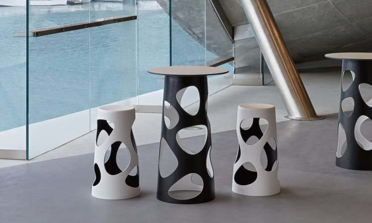 Liberty, tavolo bar moderno per l'arredo indoor e outdoor