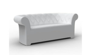 Sirchester, divano luminoso per l'arredo indoor e outdoor
