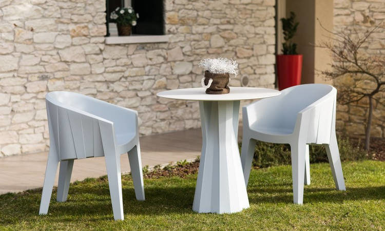Frozen, poltroncina moderna per l'arredo indoor e outdoor