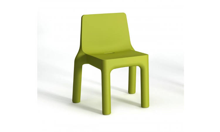 Simple, sedia moderna, impilabile, per ambienti esterni