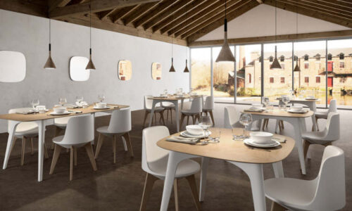 Planet, tavolo ristorante per l'arredo indoor