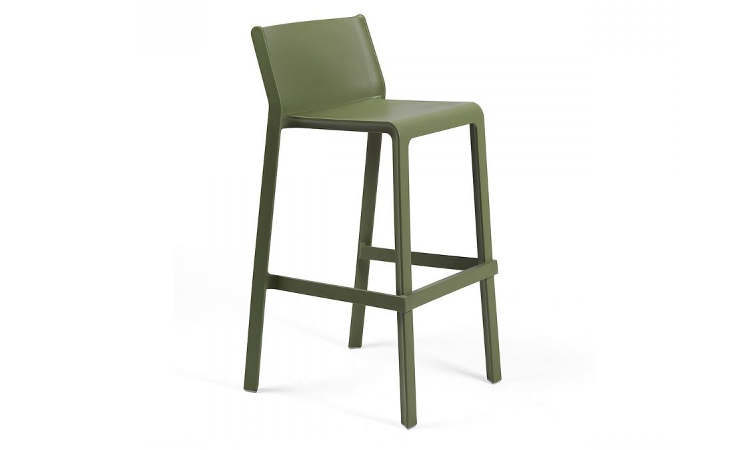 Trill, sgabello moderno per l’outdoor, impilabile