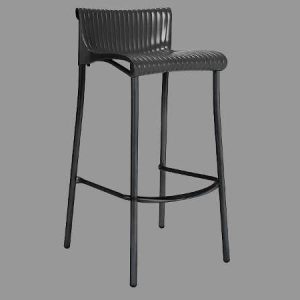 Duca, sgabello per l'arredo outdoor, impilabile