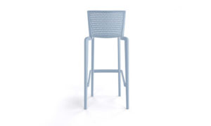 Spyker, sgabello bar impilabile per l'arredo indoor e outdoor