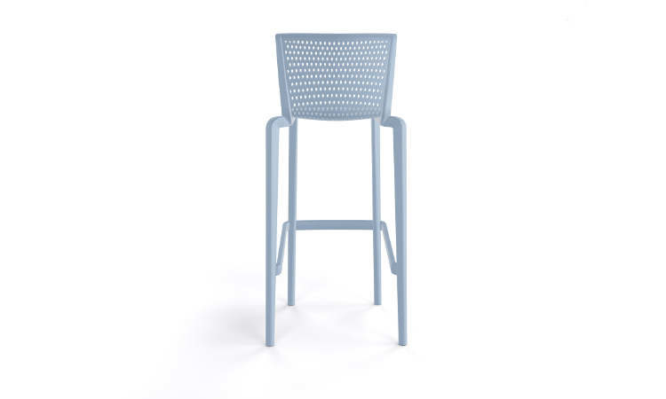 Spyker, sgabello bar impilabile per l'arredo indoor e outdoor