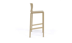 Spyker, sgabello bar impilabile per l'arredo indoor e outdoor
