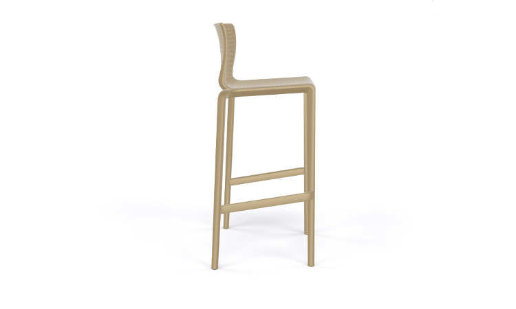 Spyker, sgabello bar impilabile per l'arredo indoor e outdoor