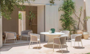 Carousel, poltrona lounge per l'arredo outdoor