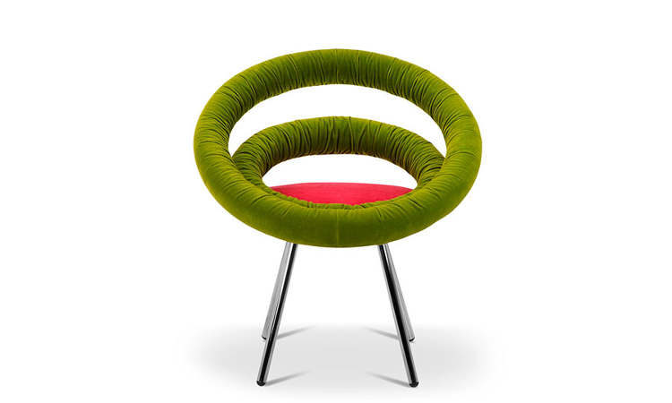 Circle, poltroncina imbottita per ambienti interni