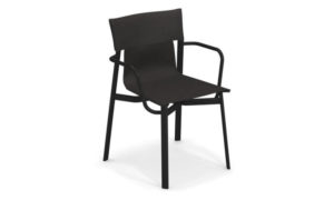 Breeze, sedia da esterno in alluminio e tessuto